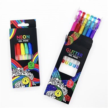 Gel olovke s kutijom u boji